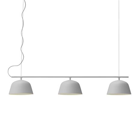 Muuto Ambit Rail -kattolamppu harmaa