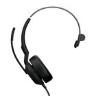 Jabra Evolve2 50 Mono UC -monokuuloke + USB-C/USB-A-kaapelit, musta