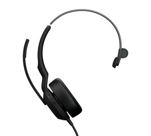 Jabra Evolve2 50 UC -langaton monokuuloke + USB-A/C-sovittimet, musta