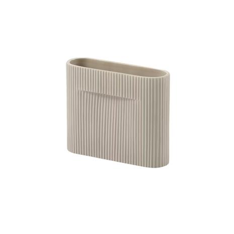 Muuto Ridge maljakko, 16,5 cm, beige