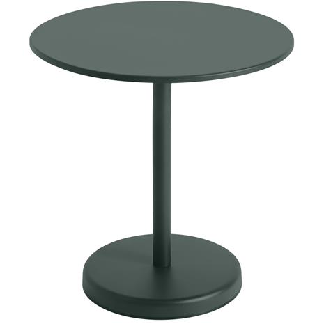 Muuto Linear teräspöytä ä˜ 70 cm Dark green
