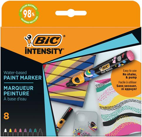 BIC Maalauskynät 8-pack kirkkaat värit