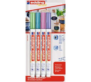 Edding 4085 värikynämerkit, 4 metallisävyä, 1-2mm