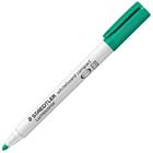 Staedtler Lumocolor, 1 kpl, Vihreä, Pyöreä pää, Vihreä, Valkoinen, Polypropeeni (PP), 2 mm (341-5)