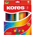Kores - Kolores - Hexagonal 24 Coloured Pencils (96324)