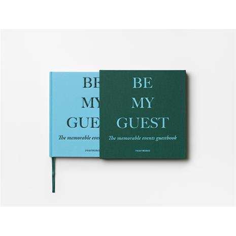 Guest Book Green/Blue Printworks