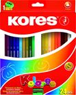 Kores - Kolores - Triangular 24 Coloured Pencils (933324)