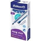 2 x Blue Pen Pelikan Hang Stick 1,0 mm
