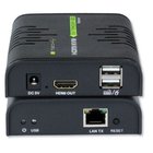 KVM Techly HDMI + USB Cat5e / 6 - 120m -laajennus