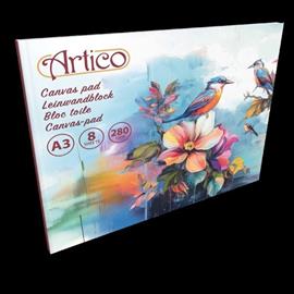 ARTICO canvaslehtiö A3 – canvaspaperi 280 g/m² – 8 arkkia