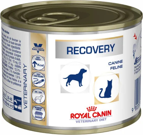 Royal Canin Veterinary Diet Recovery, Koiran ja kissan märkäruoka, Adult, 195 g