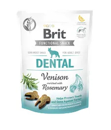 Brit Care Functional Snack Dental Venison, Adult, Viljaton, 150 g