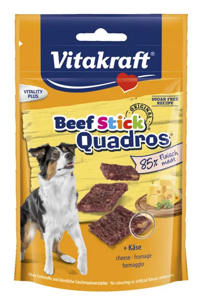Vitakraft Beef Stick Quadros Cheese, Universal, Sokeriton, 70 g