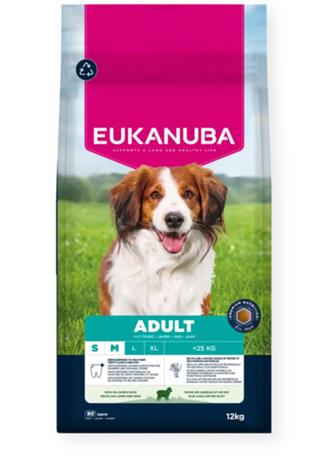 Eukanuba Dog Adult Small & Medium Lamb & Rice 12 kg