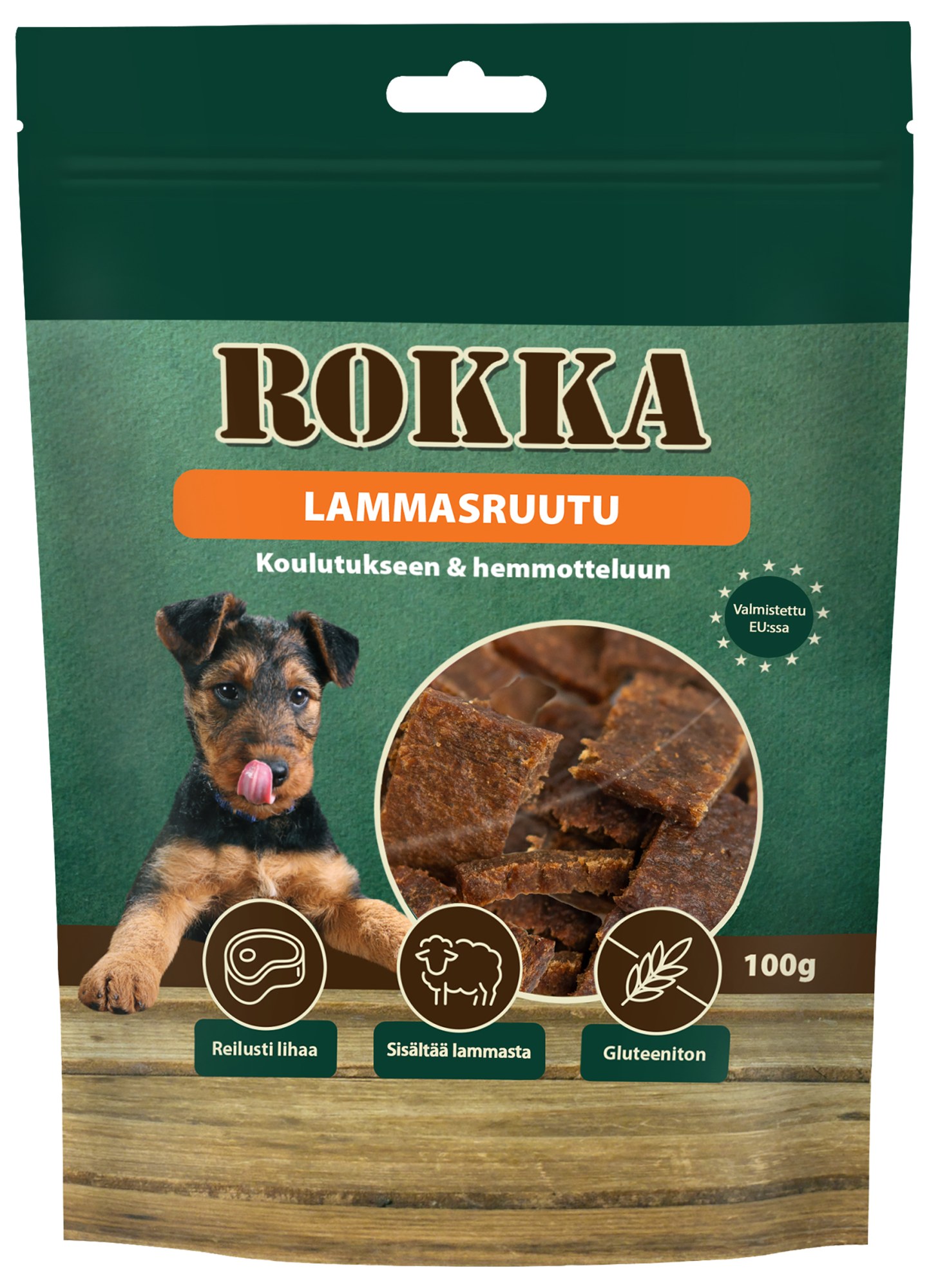 Rokka lammasruutu 100 g koiranherkkku