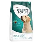 1,5kg Large Light Concept for Life -koiranruoka