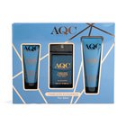 Aqc Fragrances Timeless Elegance -setti miehille: Eau de Toilette EDT, 100 ml + aftershave-voide, 100 ml + vartalolle ja hiuksille tarkoitettu pesuaine, 150 ml