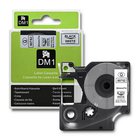 Teippi dymo d1 53713 53718 24mm x 7m valkoinen/musta tulostus Qoltec