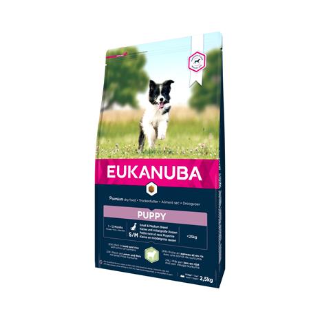 Eukanuba Dog Puppy & Junior Small/Medium Breed Lamb & Rice Blue 12 kg
