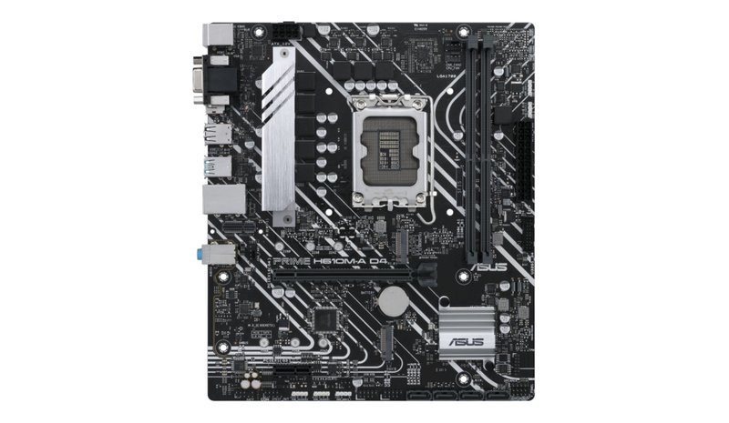 Asus PRIME H610M-A D4-CSM LGA1700 mATX -emolevy – kuva 1/2