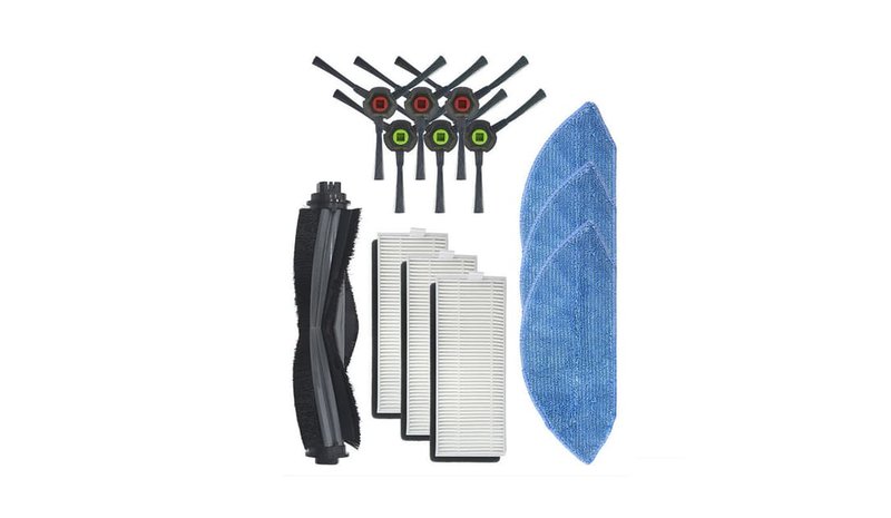 Tarvikkeet Ecovacs Deebot U2/DGN22 robottipölynimuriin 13 osaa