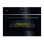 AEG 6000 CombiQuick TK6NK40PB, kompaktiuuni jossa mikroaaltotoiminto