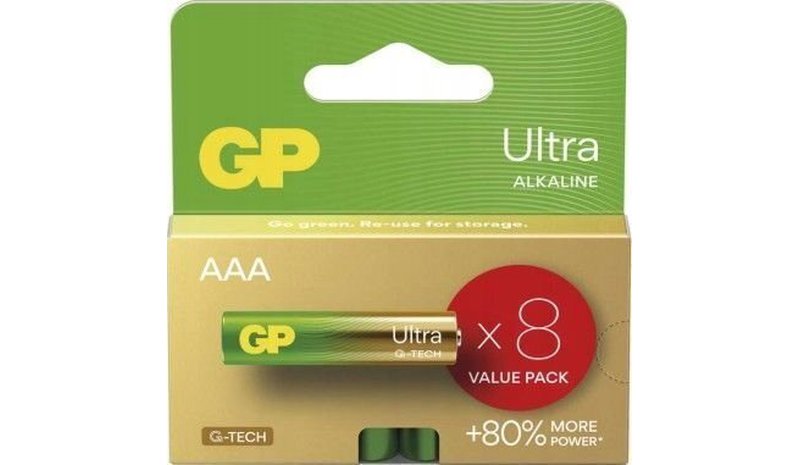 AAA-paristot GP Ultra, 8 kpl