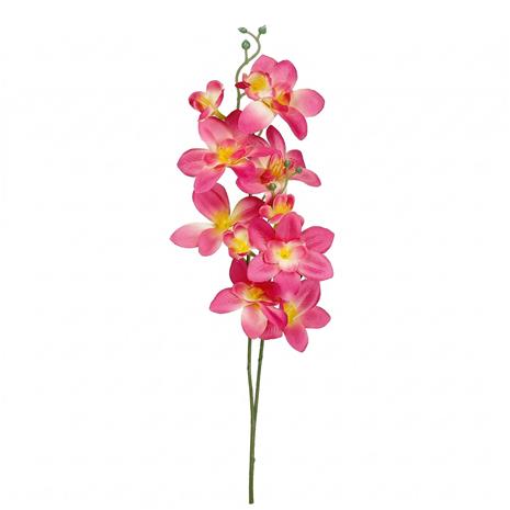 Tekokukka - Orkidea, fuksia/keltainen, 50 cm