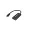 USB Type C - LANBERG - AD-UC-DP-01 - 15 cm - DisplayPort liitin - Musta väri – kuva 1