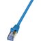 LOGILINK - Patch Cable Cat.6A 10G S/FTP PIMF PrimeLine blue 2m – kuva 1