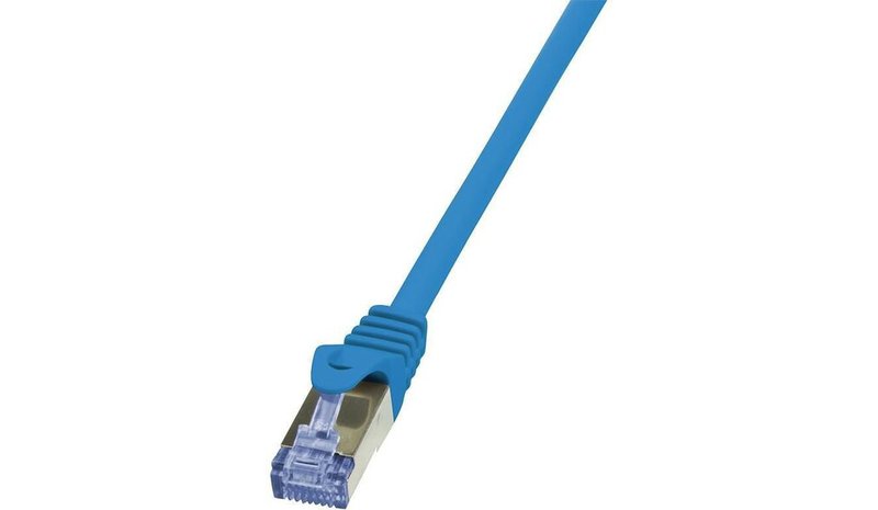 LOGILINK - Patch Cable Cat.6A 10G S/FTP PIMF PrimeLine blue 2m – kuva 1/1