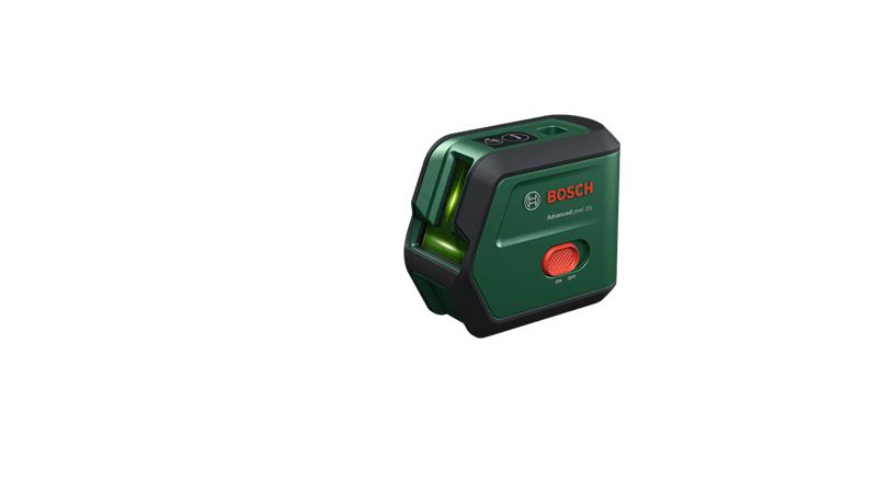 Bosch AdvancedLevel 2G (0603663G01) 3,6V, ristilinjalaser ja jalusta