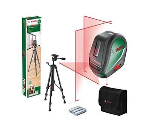 Bosch UniversalLevel 3 Set (0603663905), ristilinjalaser + jalusta TT150