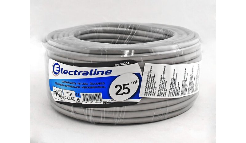 Tietokoneen kaapeli Electraline 14204, 25 m