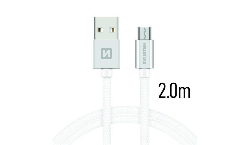 Swissten Textile Quick Charge -yleislaturi – kuva 1/1