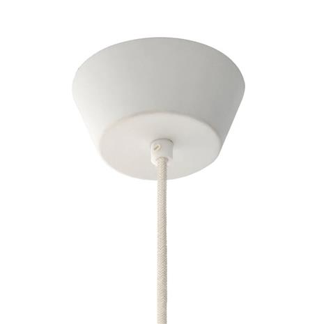 MOEBE Ceramic Ceiling Rose, Basic, White - White - 3.5X 10X 10CM