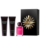 Setti Joop!: Homme, Eau de Toilette, miehille, 30 ml + Homme, puhdistava suihkugeeli, kaikille ihotyypeille, 50 ml + Homme, after shave -balsami, 50 ml