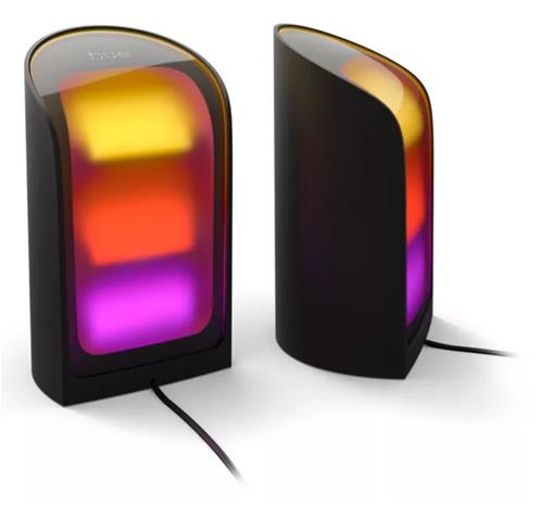 Philips Hue pöytävalaisin 2 kpl (musta)