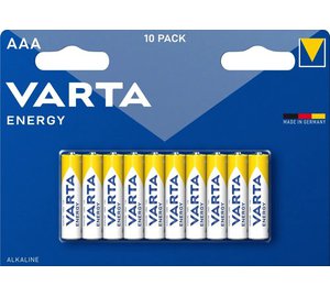 VARTA AAA Energy -alkaliparistot (10 kpl)