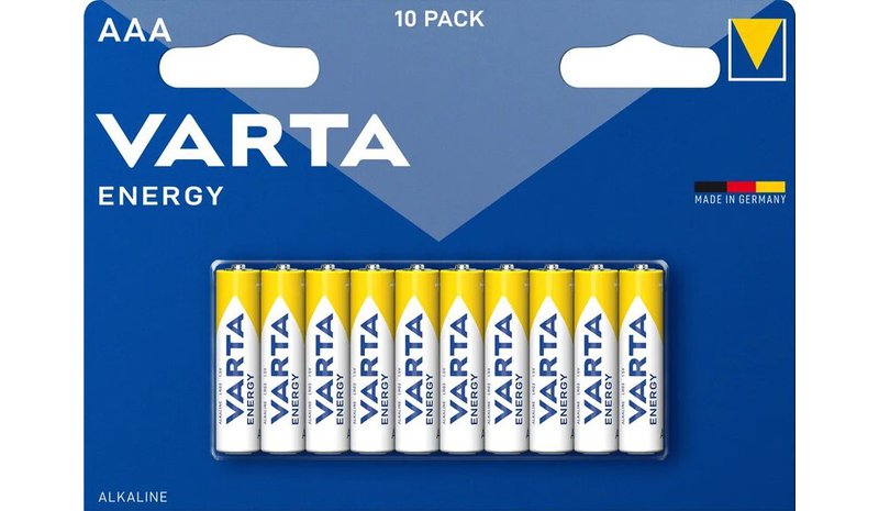 VARTA AAA Energy -alkaliparistot (10 kpl)
