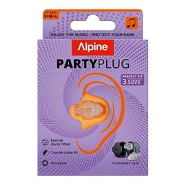 Alpine Party Plug -korvatulpat (läpinäkyvä) 2025