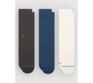 Stance Icon 3 Pack Sukat charcoal
