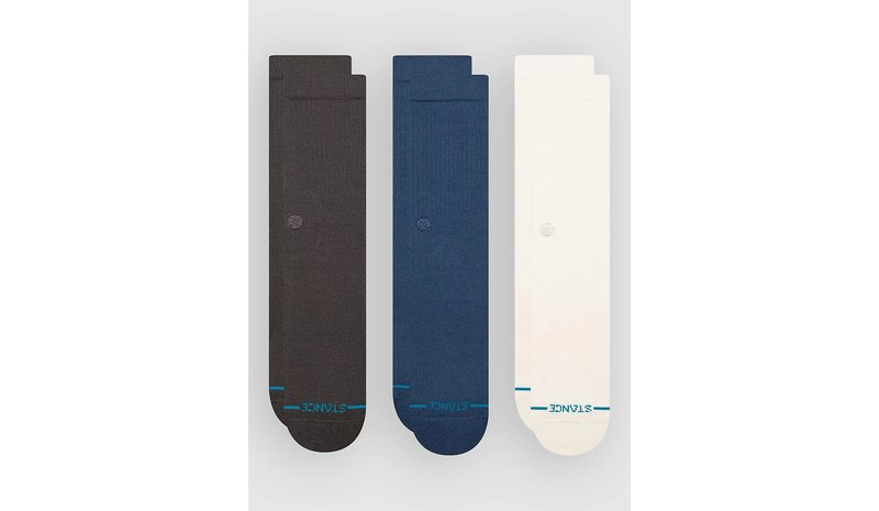 Stance Icon 3 Pack Sukat charcoal