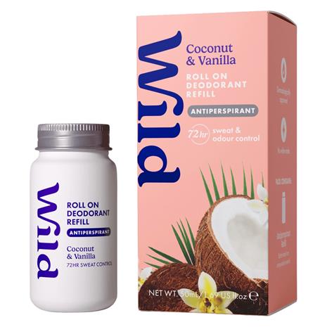 Wild Deo Roll On Refill Coconut Vanilla 50 ml