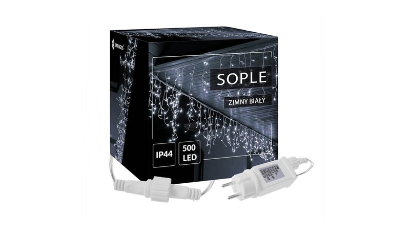 Jääpuikkoseppele 500 LED, IP-44 – kuva 1/1