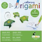 Origami-setti - Fridolin - Sammakko - 20 Levyä - 15x15 cm - Lapsille alkaen 6-vuotiaille