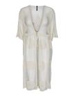 Pieces Pcaida Kaftan Wvn - White - ONE SIZE