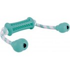 Hammaslelu - TRIXIE - Denta Fun -tanko - Luonnonkumi - Mintun maku - 9 cm/37 cm