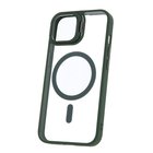 Extra Lens Mag kotelo iPhone 16 6,1 tummanvihreä