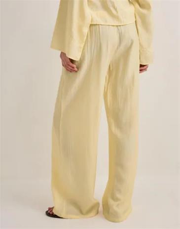 Nelly - Keltainen - Pull On Crinkled Pants